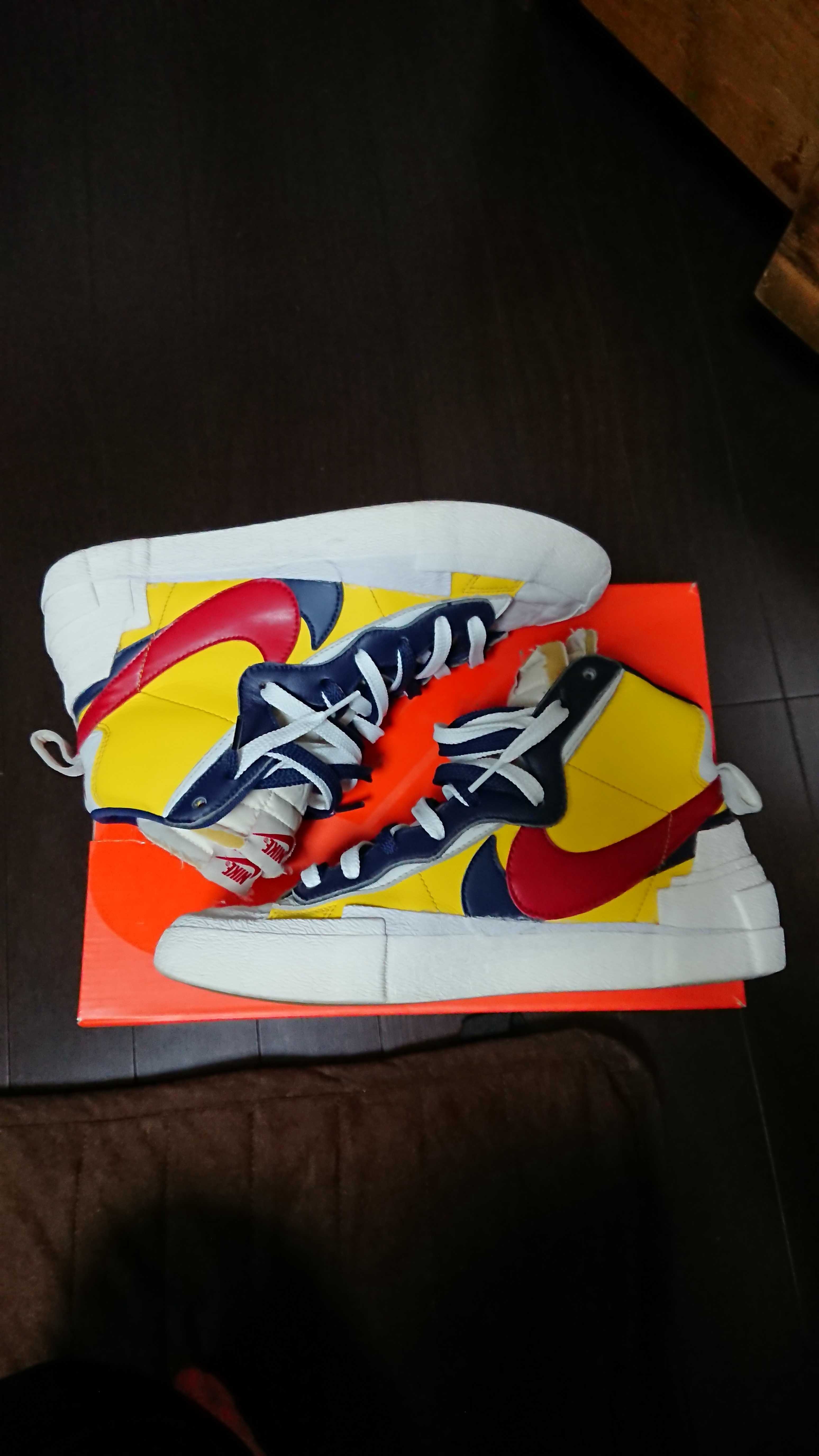 sacai × Nike Blazer Mid "Varsity Maize/Varsity Red"