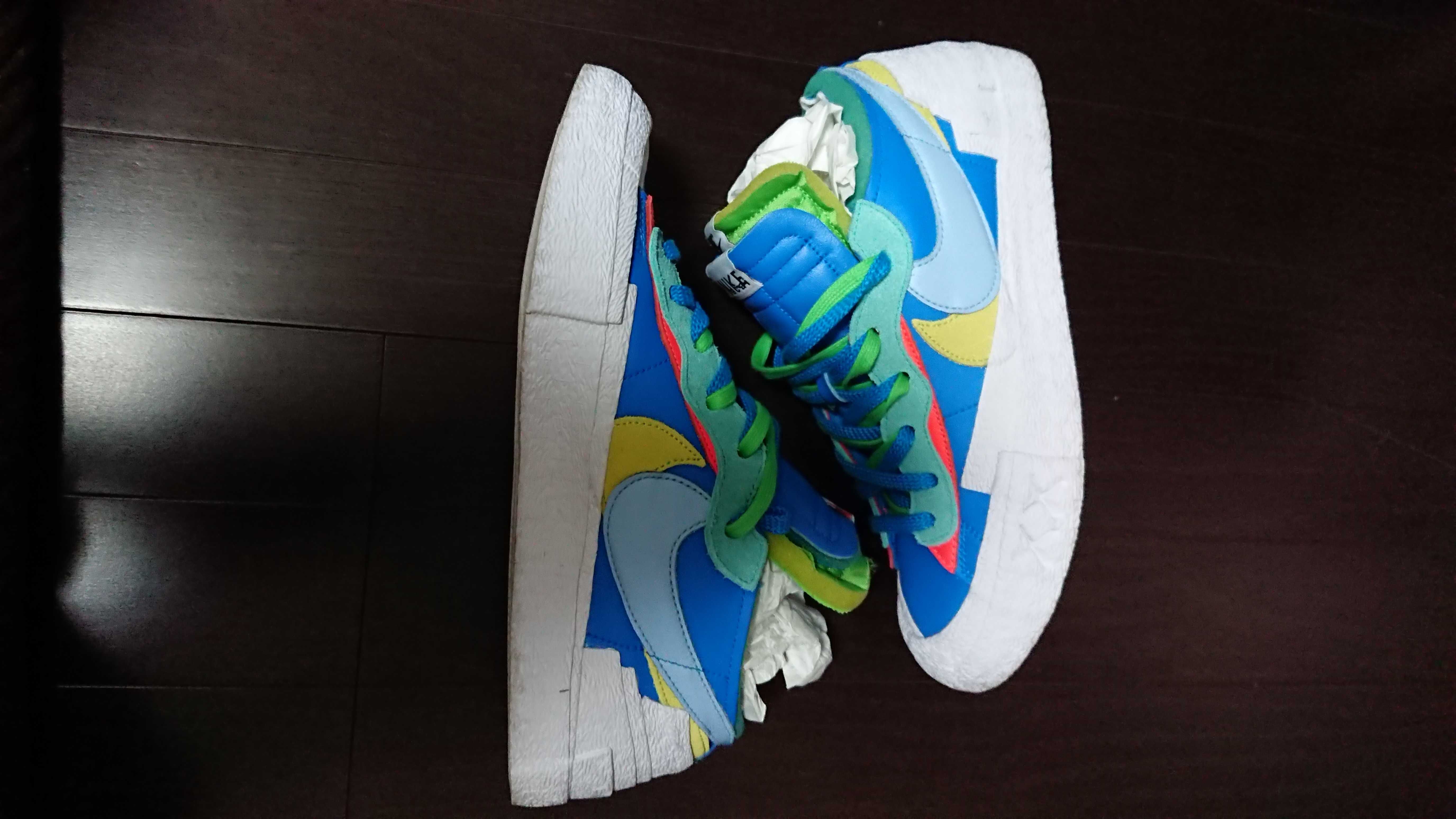 KAWS × sacai × Nike Blazer Low "Neptune Blue"