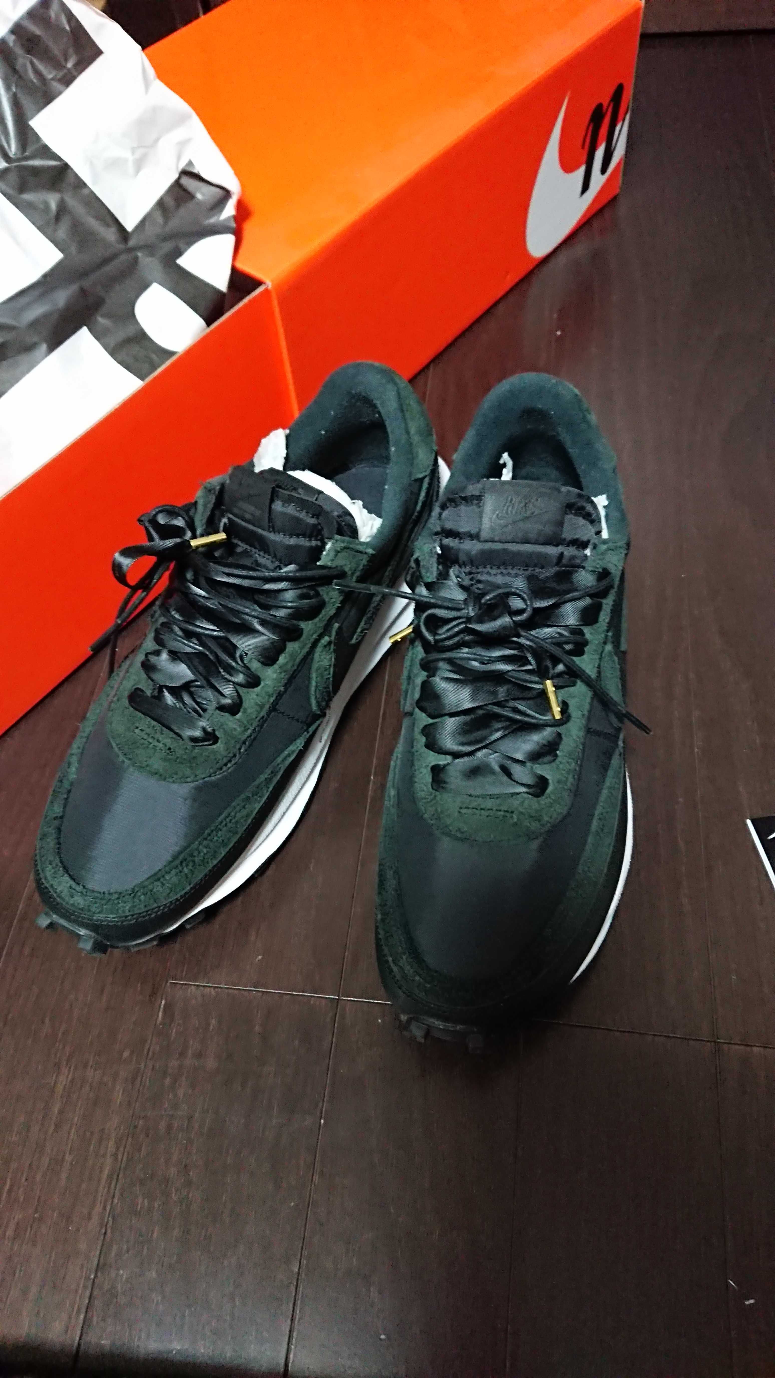 sacai × Nike LDV Waffle "Triple Black"