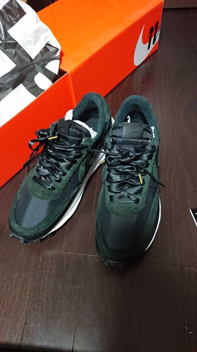 sacai × Nike LDV Waffle "Triple Black"