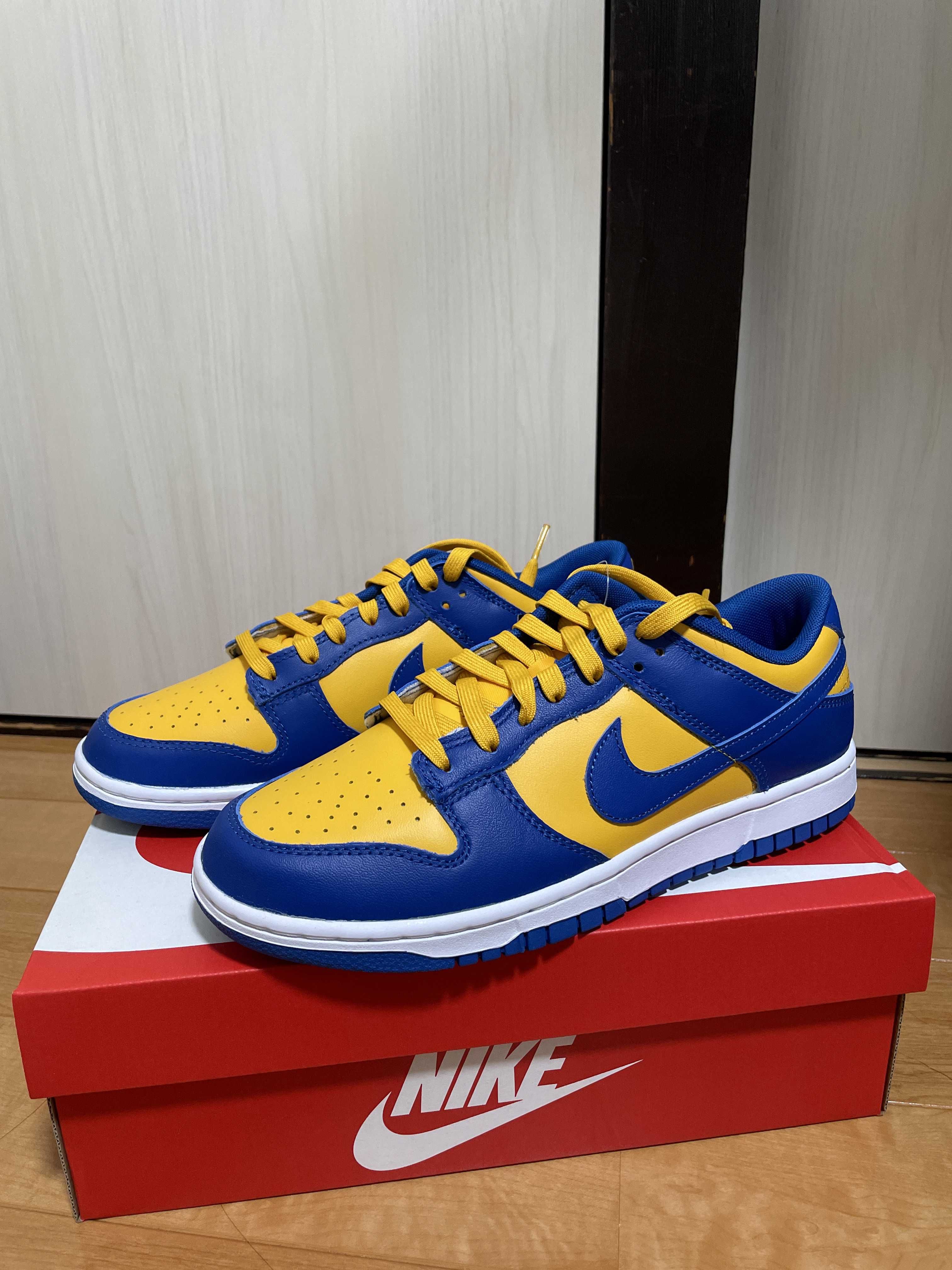 Nike Dunk Low "Blue Jay and University Gold"