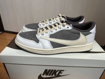 Travis Scott × Nike Air Jordan 1 Low OG SP "Reverse Mocha/Sail and Ridgerock"