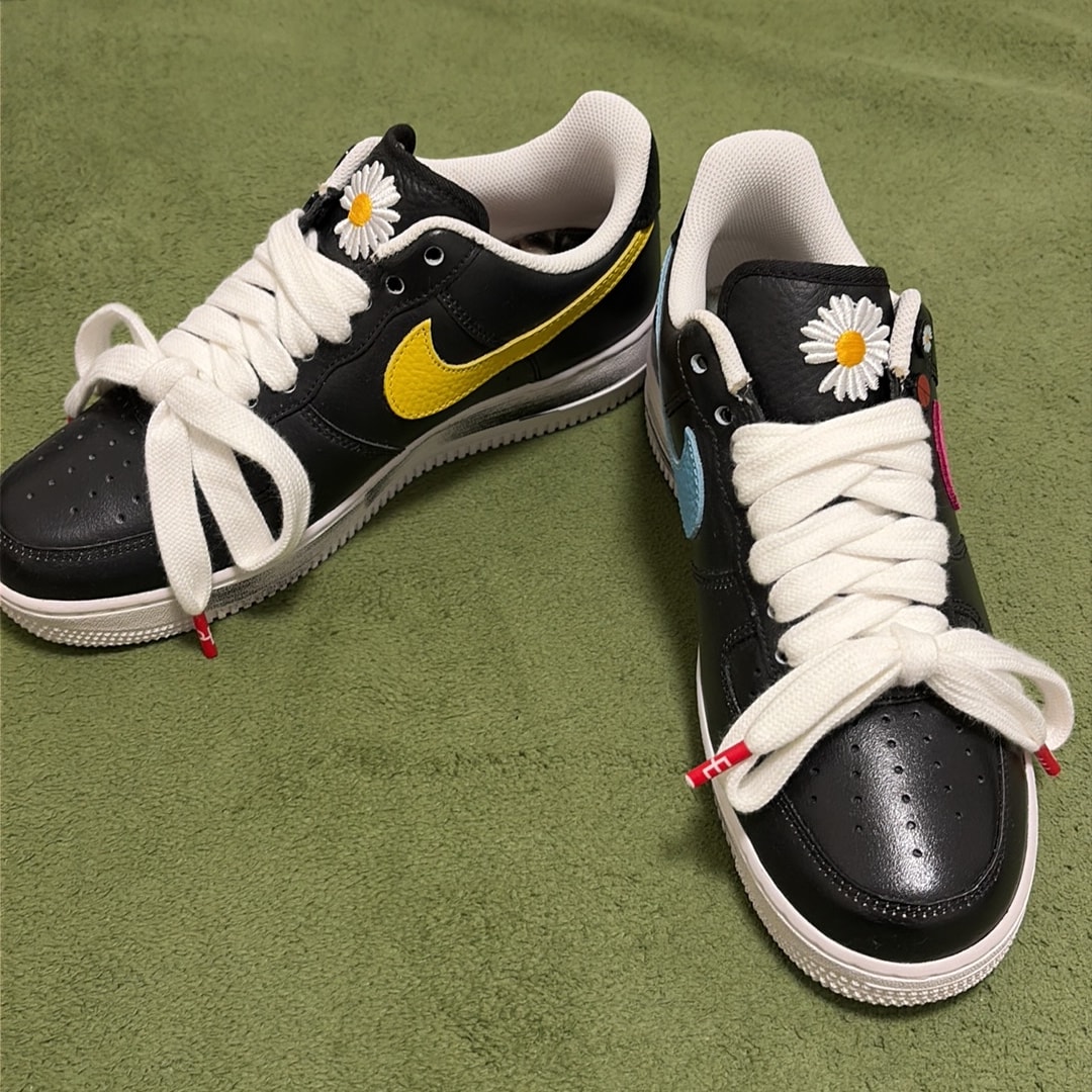 PEACEMINUSONE × Nike Air Force 1 Low '07 Para-Noise 3.0 "Black and Multi-Color" / G-DRAGON