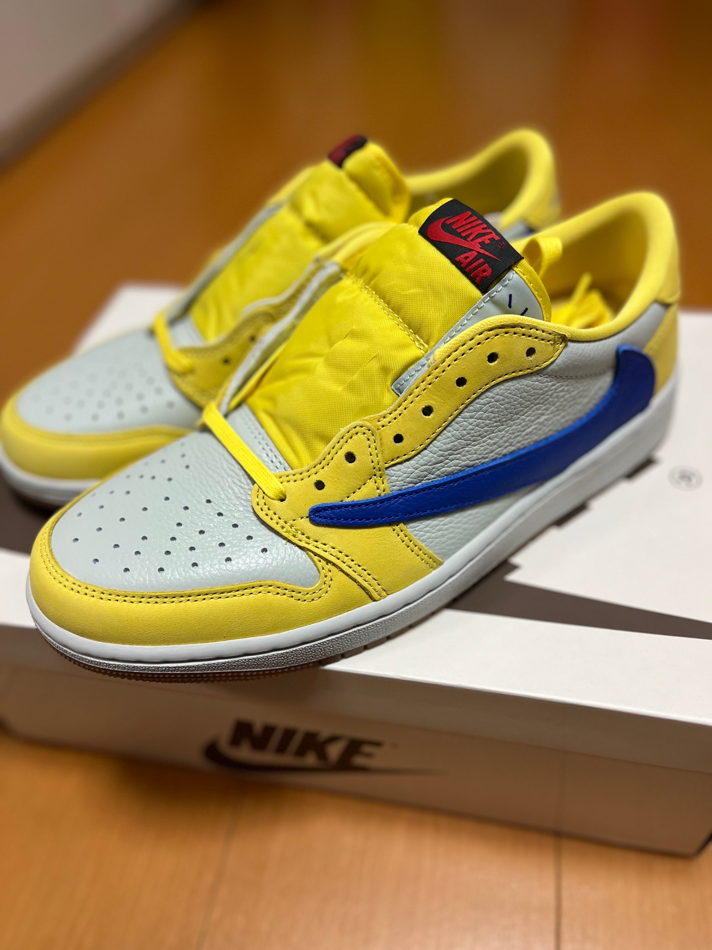Travis Scott × Nike Women's Air Jordan 1 Retro Low OG "Canary"