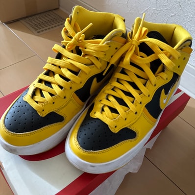 Nike Dunk High "Black/Varsity Maize"