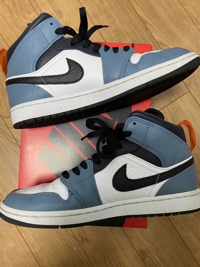 FACETASM × Nike Air Jordan 1 Mid "White/Navy"