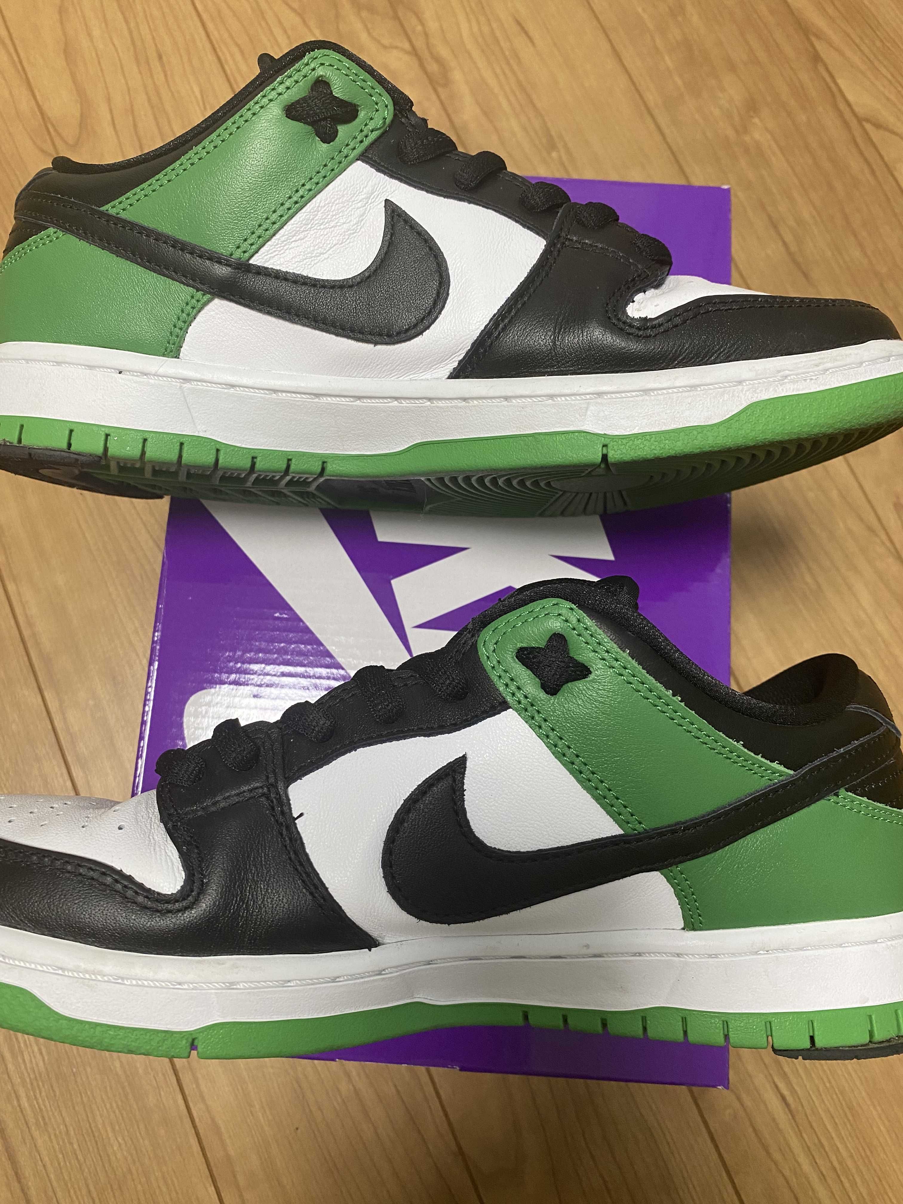 Nike SB Dunk Low Pro "Black and Classic Green"