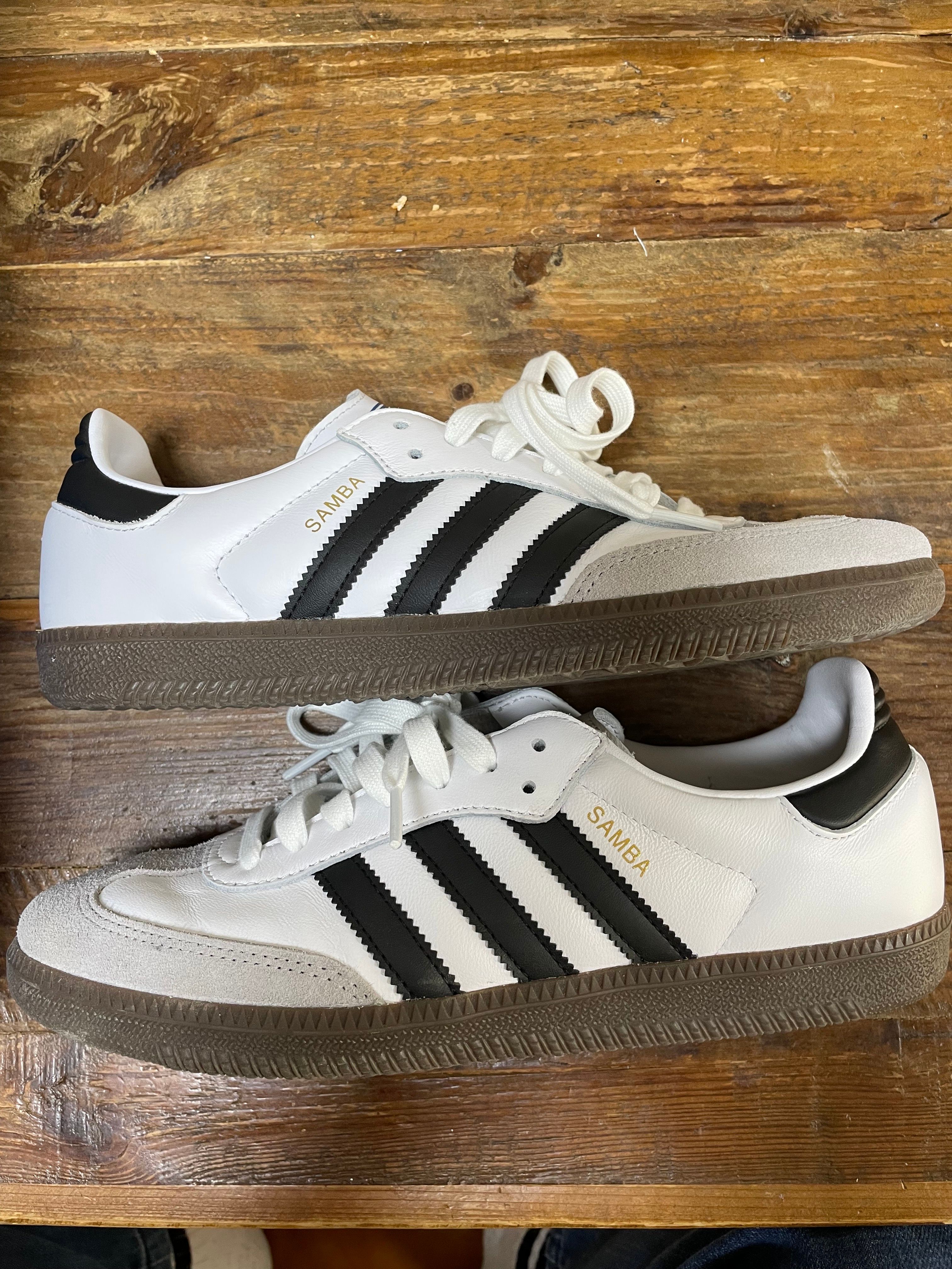 adidas Samba OG "Cloud White/Core Black/Clear Granite"