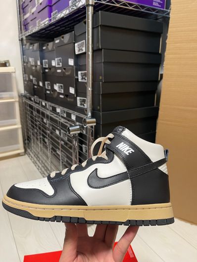 Nike Women's Dunk High "Black and Sail"