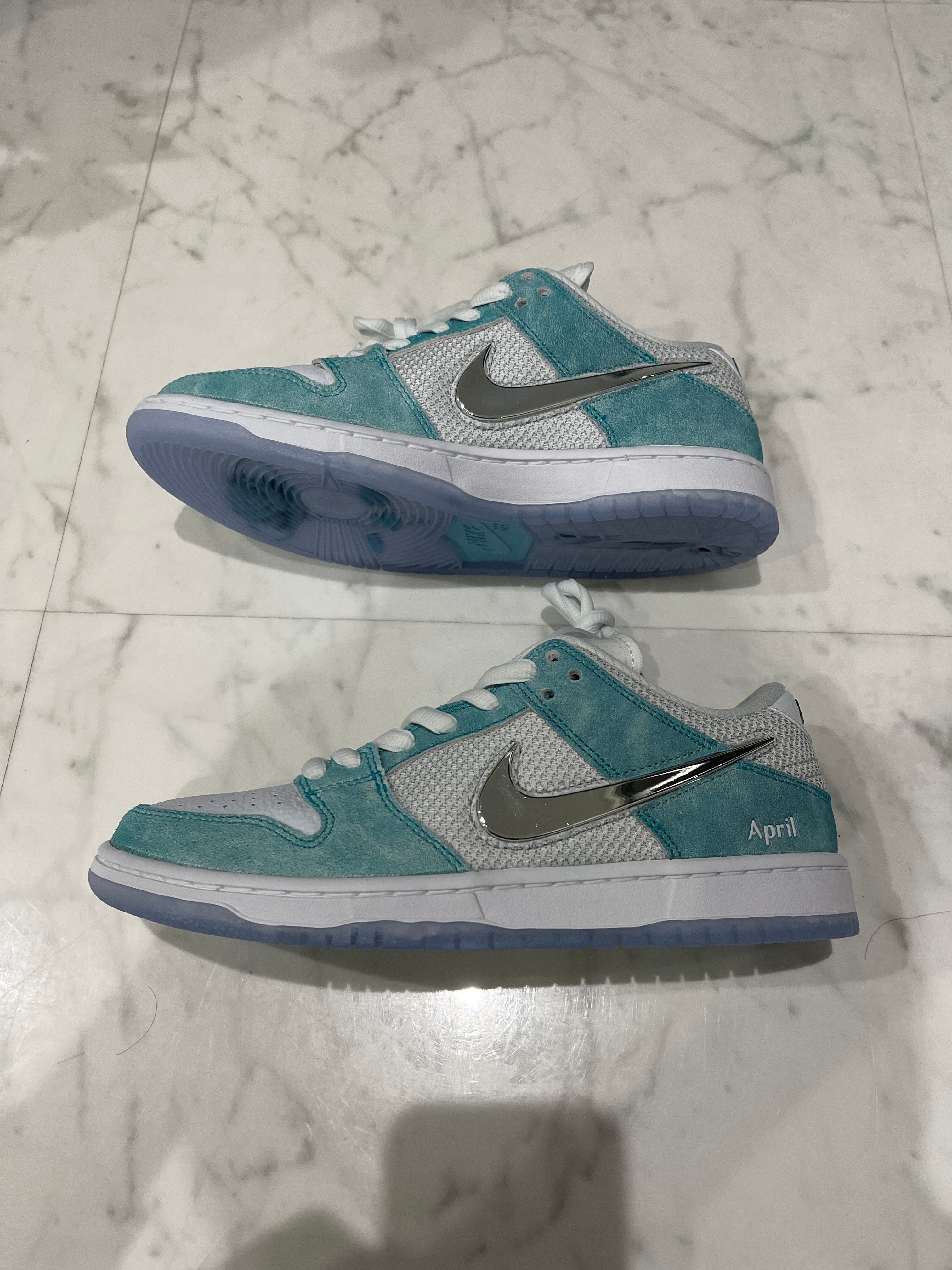 APRIL SKATEBOARDS × Nike SB Dunk Low Pro QS "White and Multi-Color"