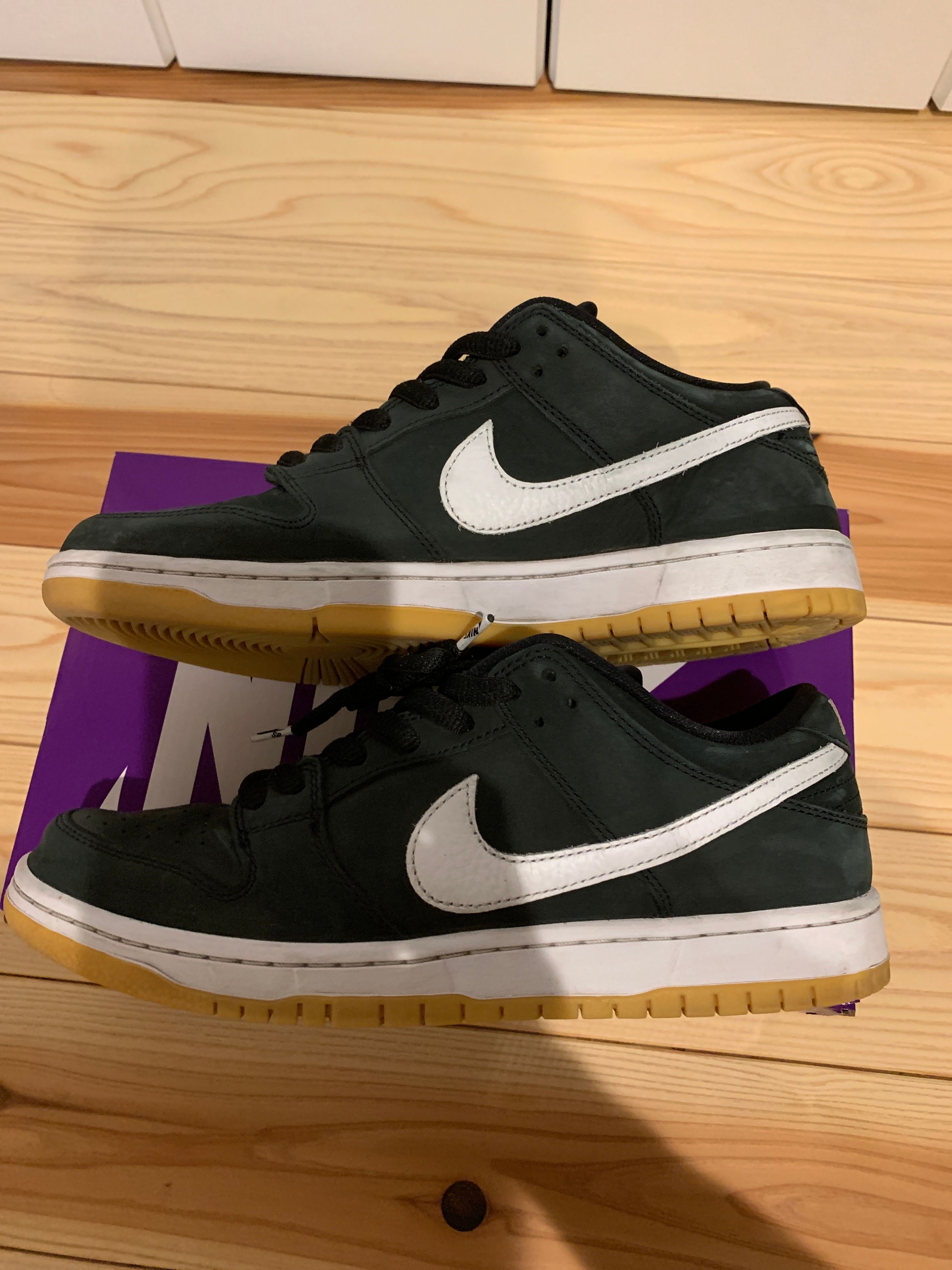 Nike SB Dunk Low Pro "Black/WhiteBlack-Gum Light Brown"