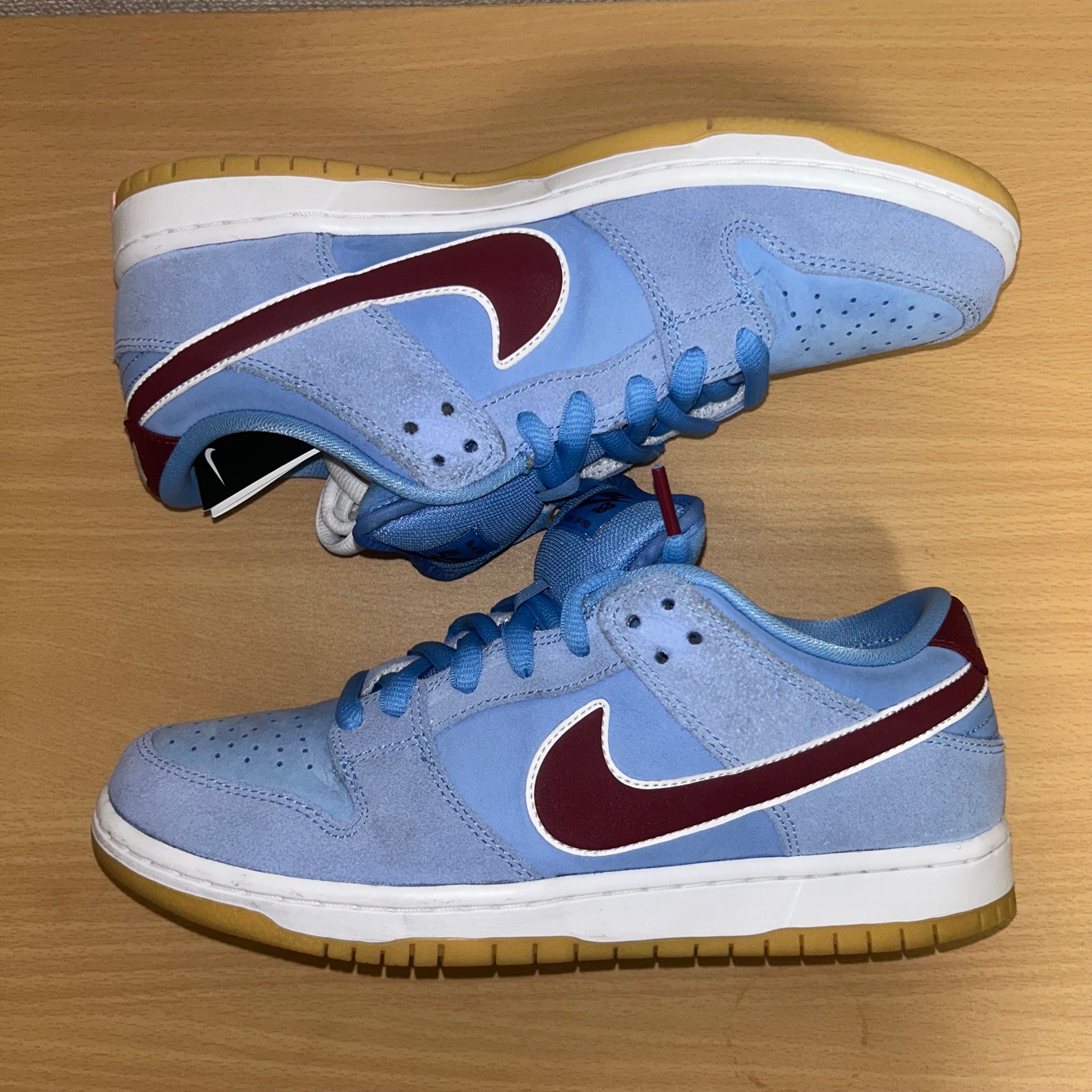 Nike SB Dunk Low Pro "Philadelphia Phillies/Valor Blue and Team Maroon"
