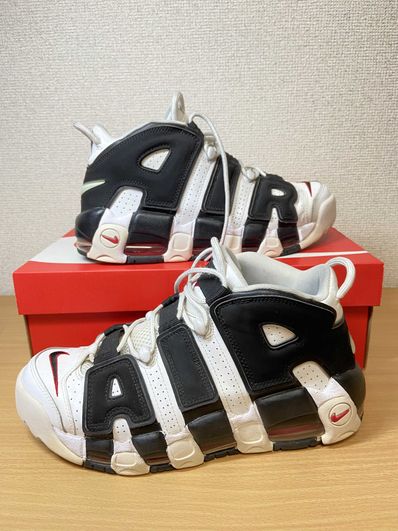 Nike Air More up Tempo "White/Black/University Red"(~2018)