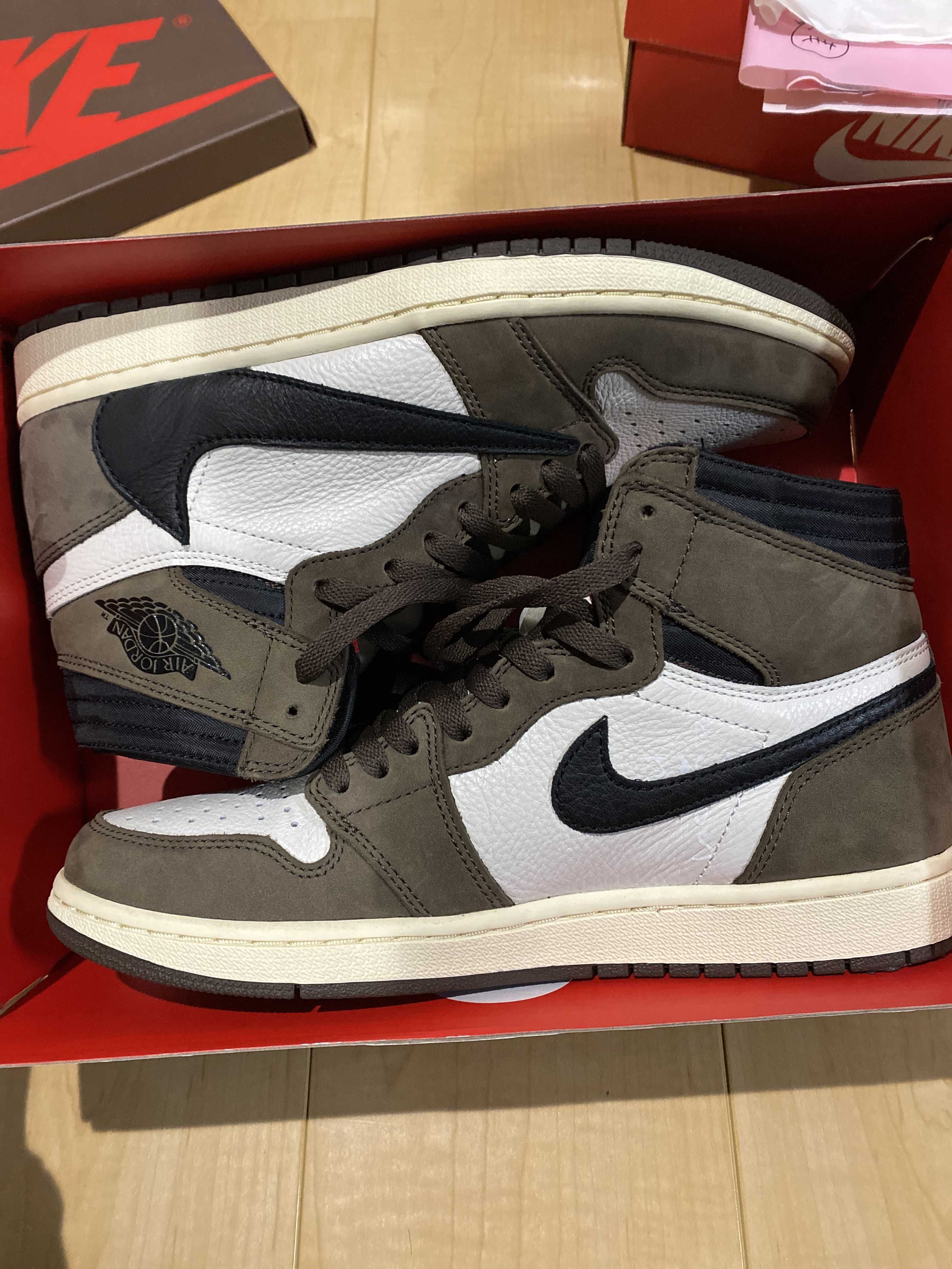 Travis Scott × Nike Air Jordan 1 Retro High OG TS SP "Sail/Dark Mocha"