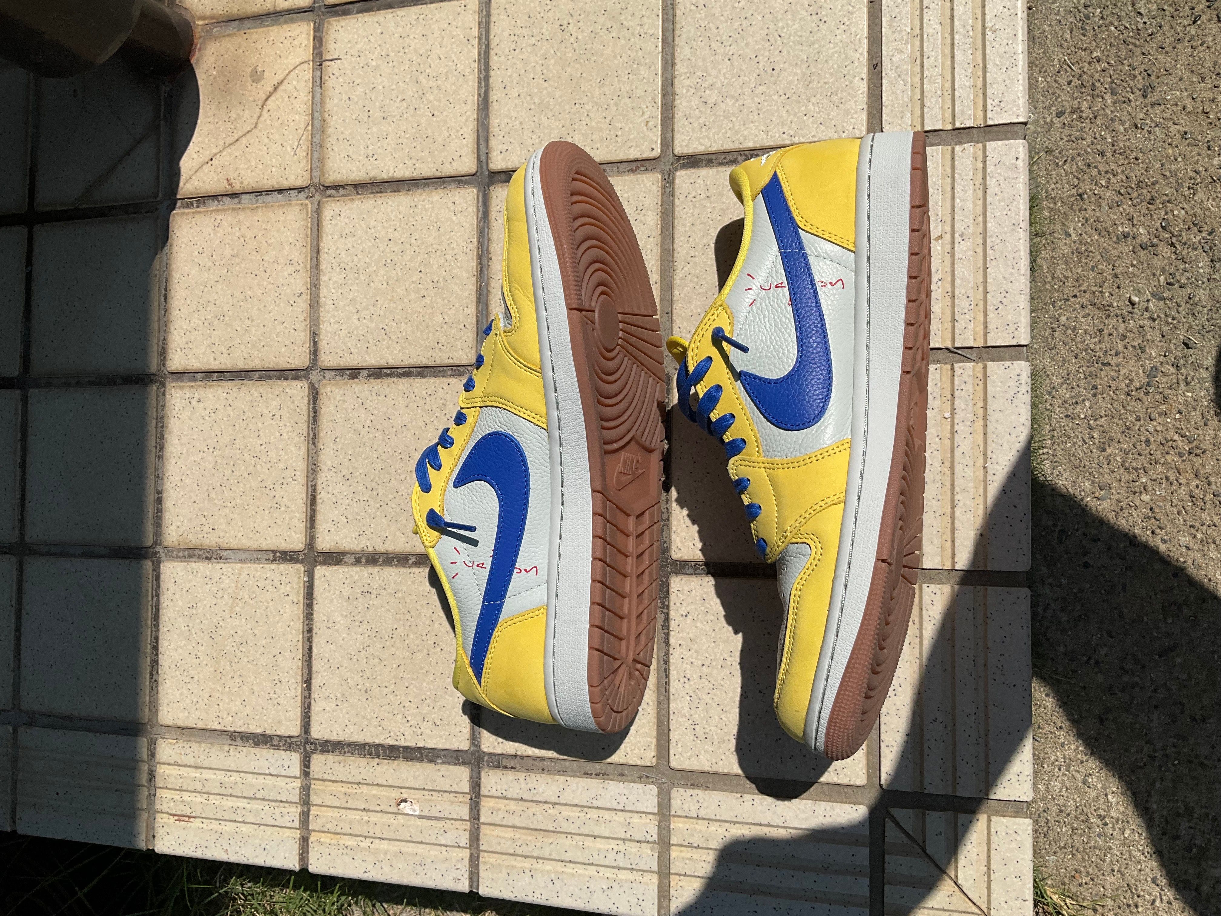 Travis Scott × Nike Women's Air Jordan 1 Retro Low OG "Canary"