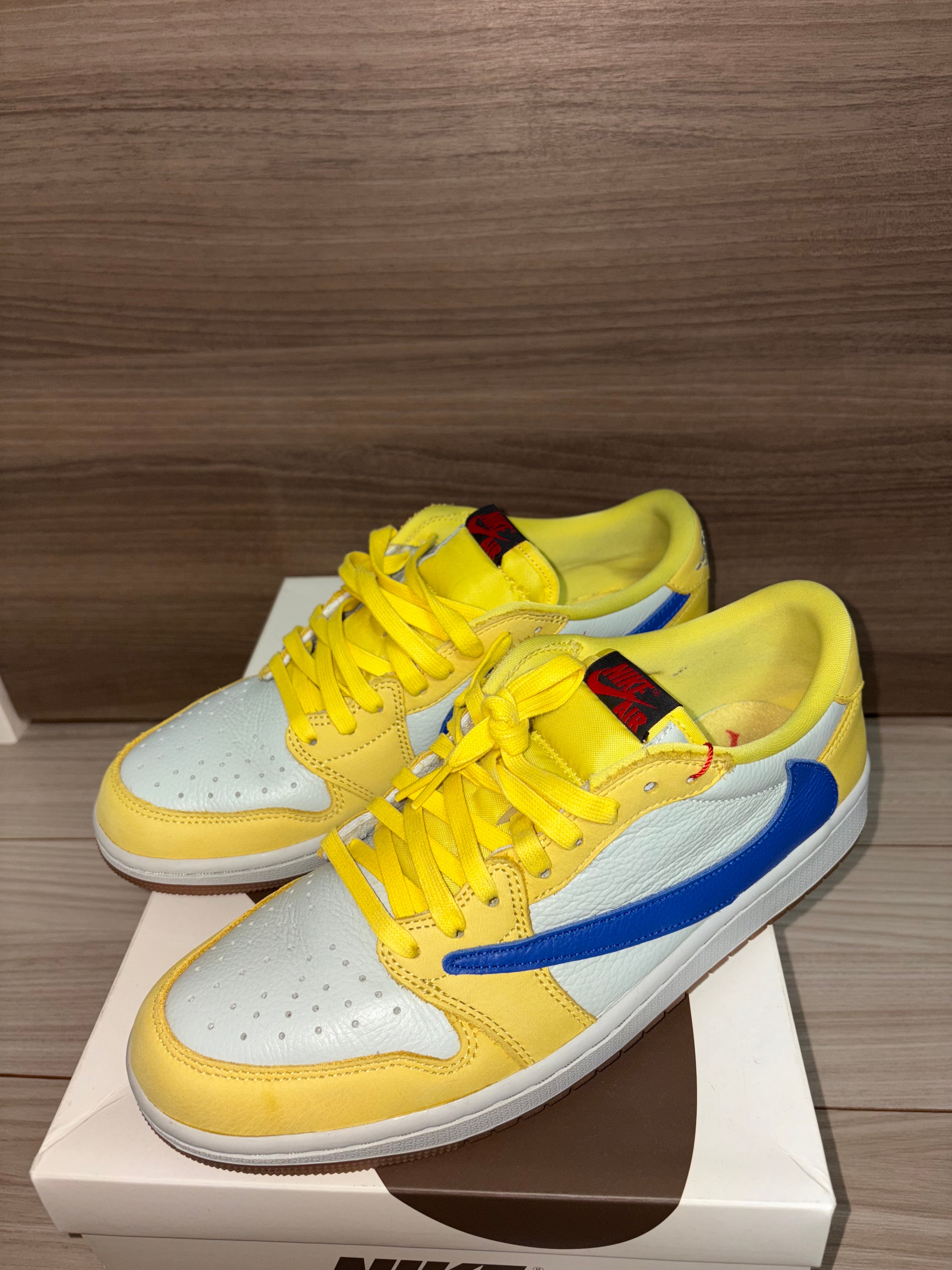 Travis Scott × Nike Women's Air Jordan 1 Retro Low OG "Canary"