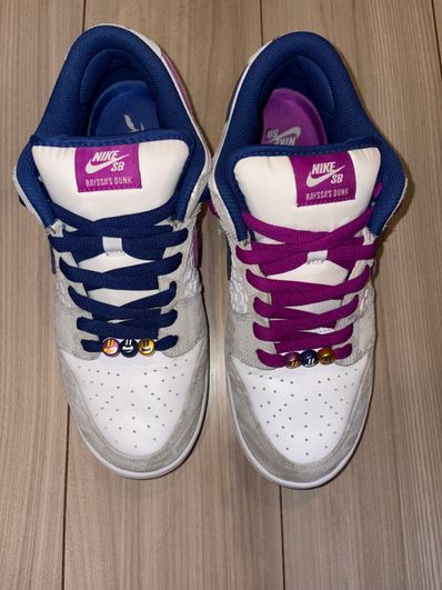 Rayssa Leal × Nike SB Dunk Low PRM "Pure Platinum and Vivid Purple"