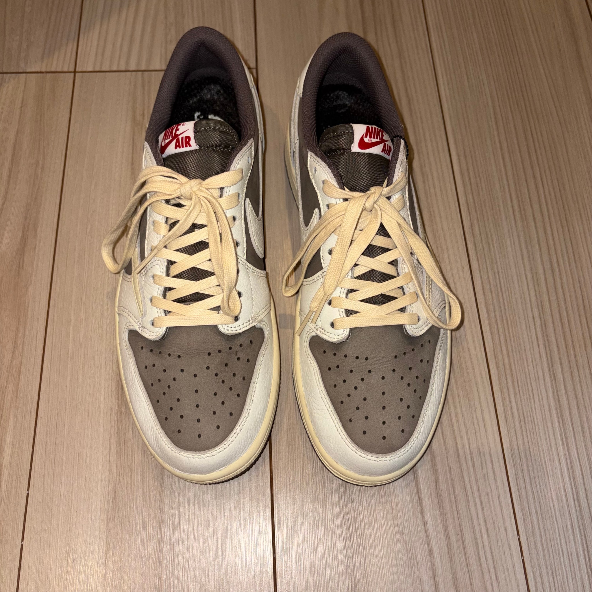 Travis Scott × Nike Air Jordan 1 Low OG SP "Reverse Mocha/Sail and Ridgerock"