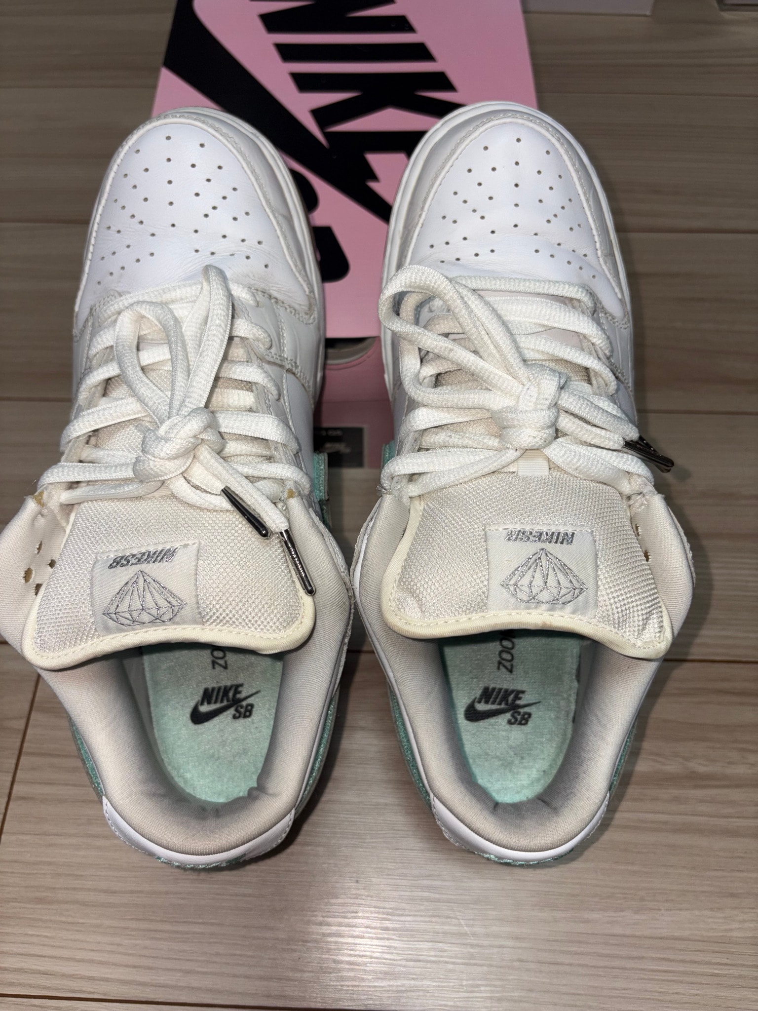 Diamond Supply Co. × Nike SB Dunk Low Pro "White"
