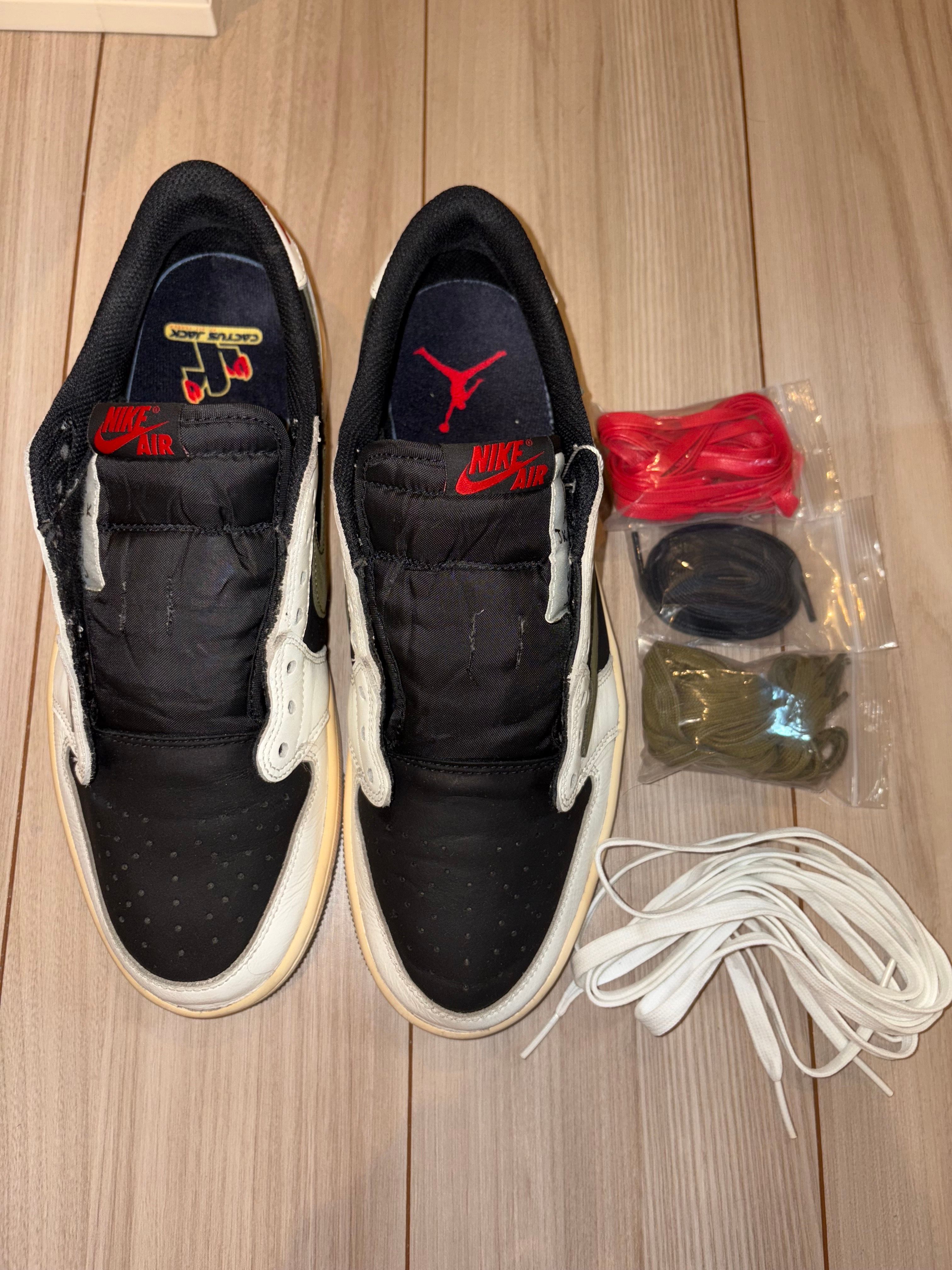 Travis Scott × Nike Women's Air Jordan 1 Low OG "Medium Olive"