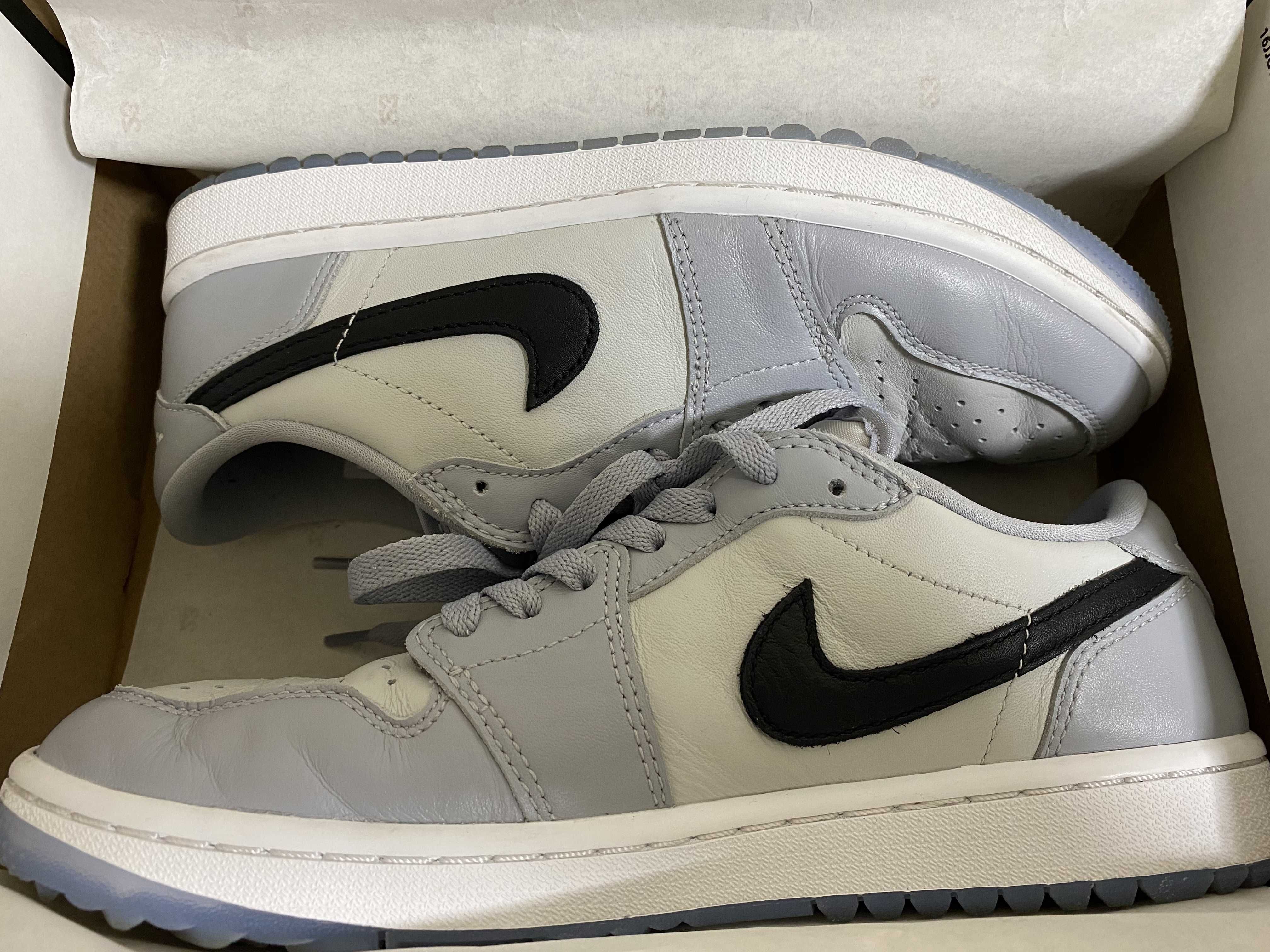 Nike Air Jordan 1 Low Golf "Wolf Grey/Photon Dust/White/Black"