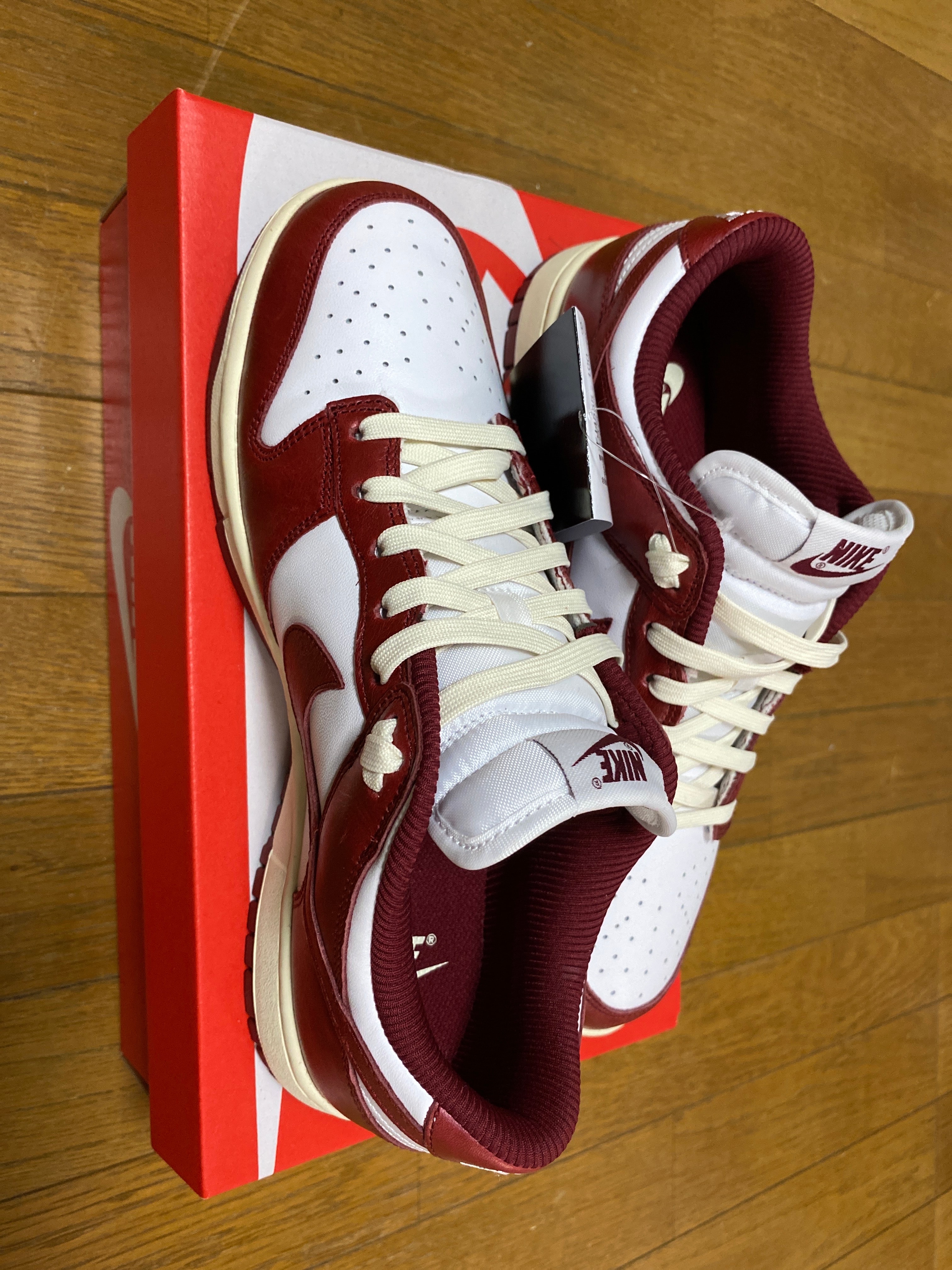 Nike Women's Dunk Low PRM "Team Red and White"