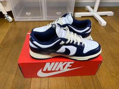 Nike Women's Dunk Low PRM "Midnight Navy and White"
