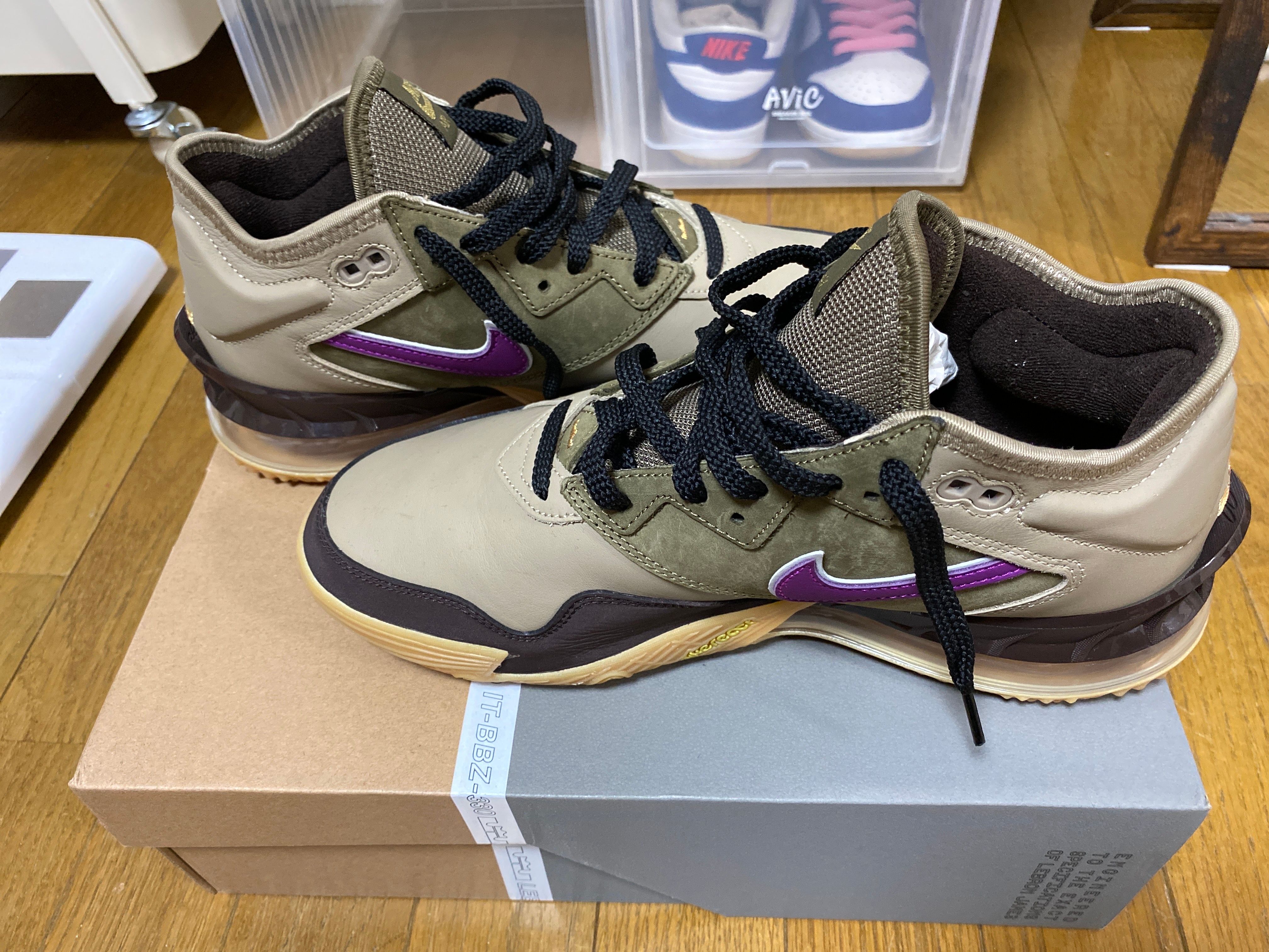 atmos × Nike LeBron 18 Low "Viotech"
