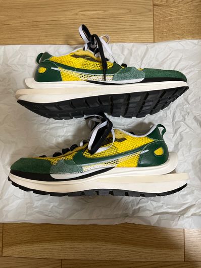 sacai × Nike Vapor Waffle "Tour Yellow/Stadium Green-Sail"