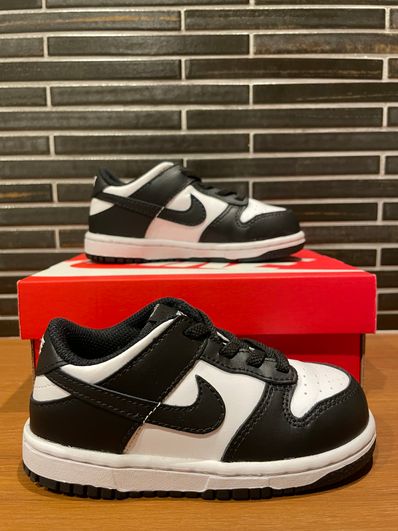 Nike TD Dunk Low "White/Black"