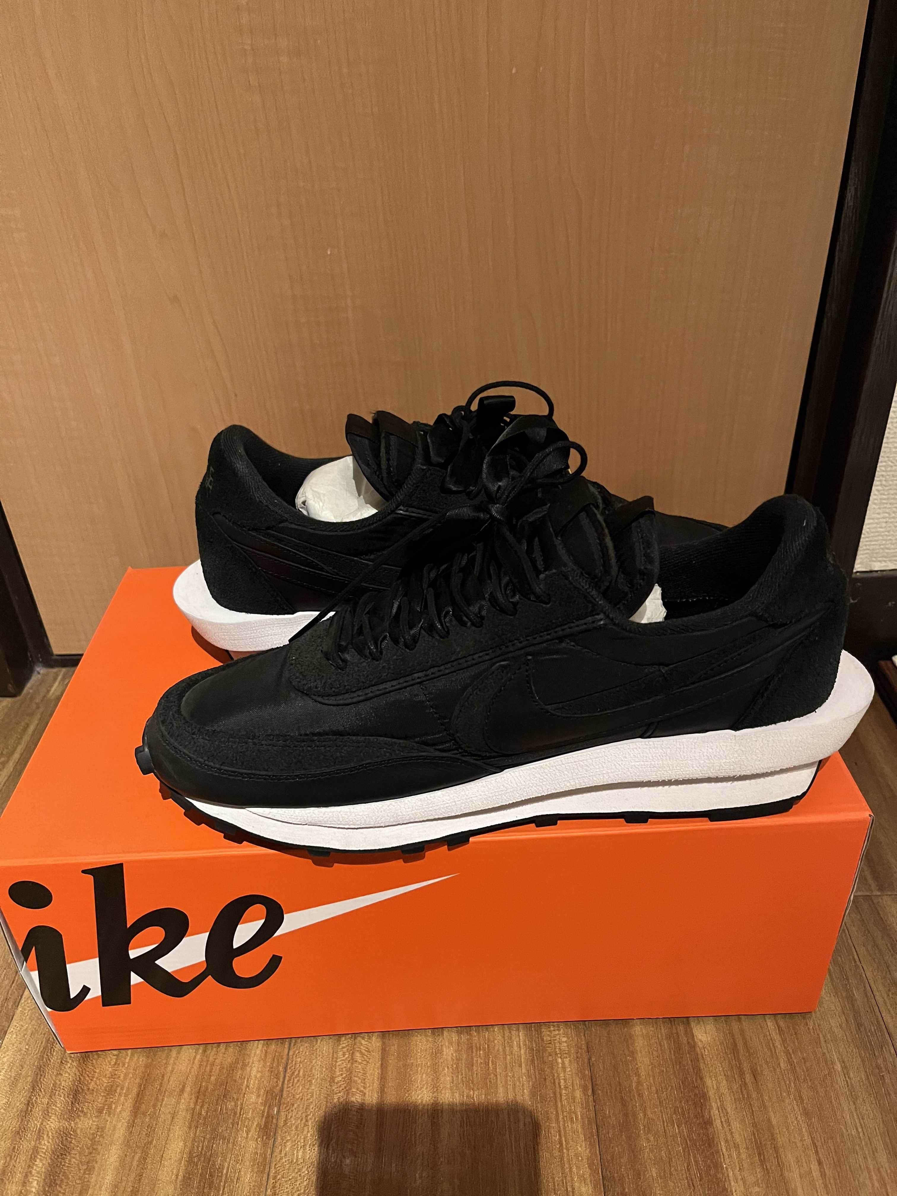 sacai × Nike LDV Waffle "Triple Black"
