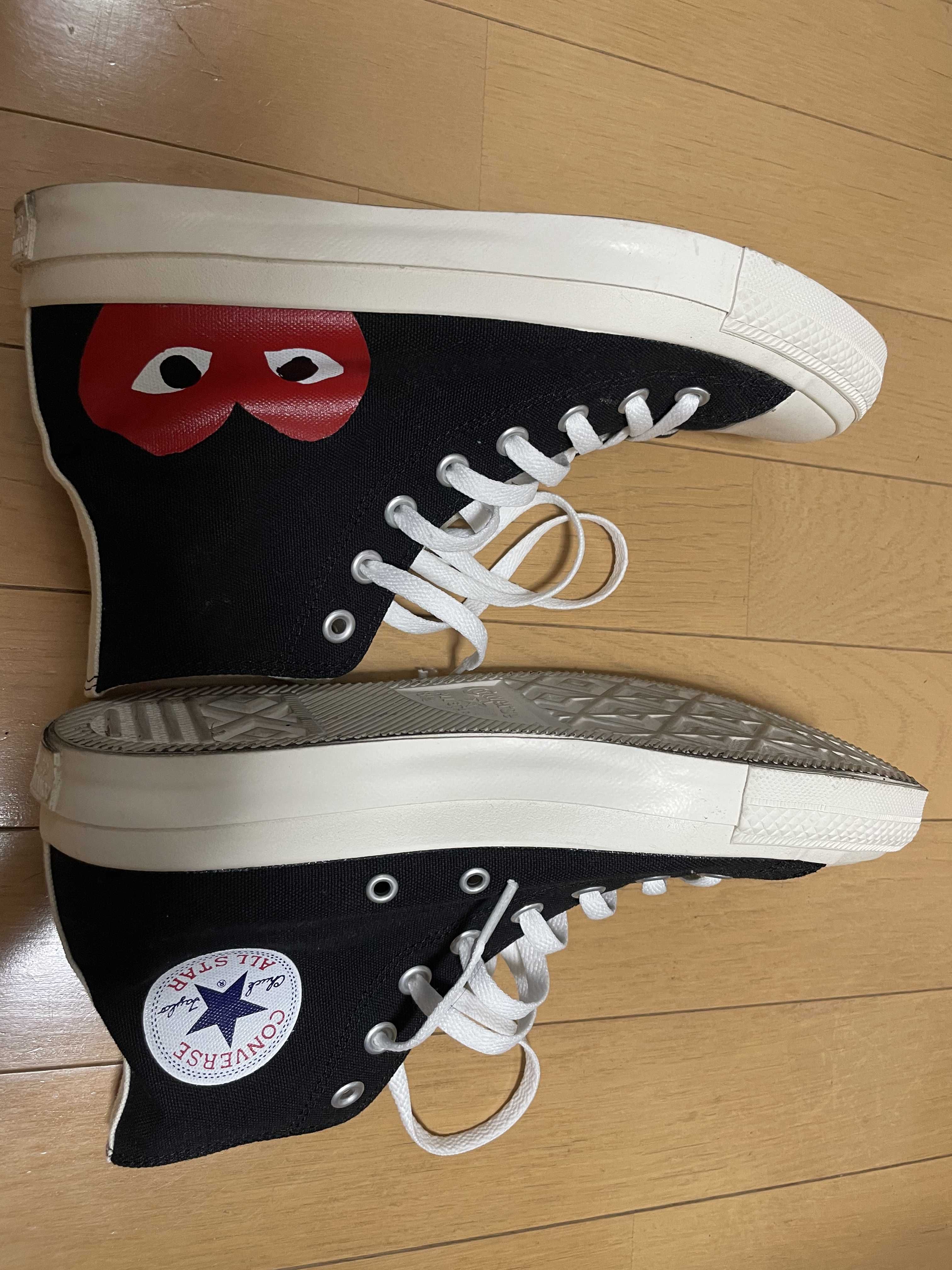 PLAY COMME des GARCONS × Converse All Star Hi "Black"