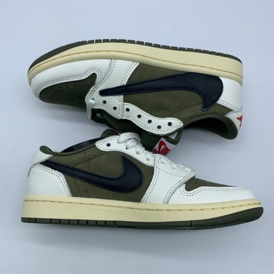 Travis Scott × Nike Air Jordan 1 Low OG SP "Reverse Olive"