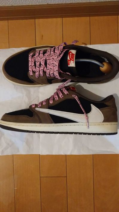 Travis Scott × Nike Air Jordan 1 Low OG SP-T "Black/Dark Mocha"