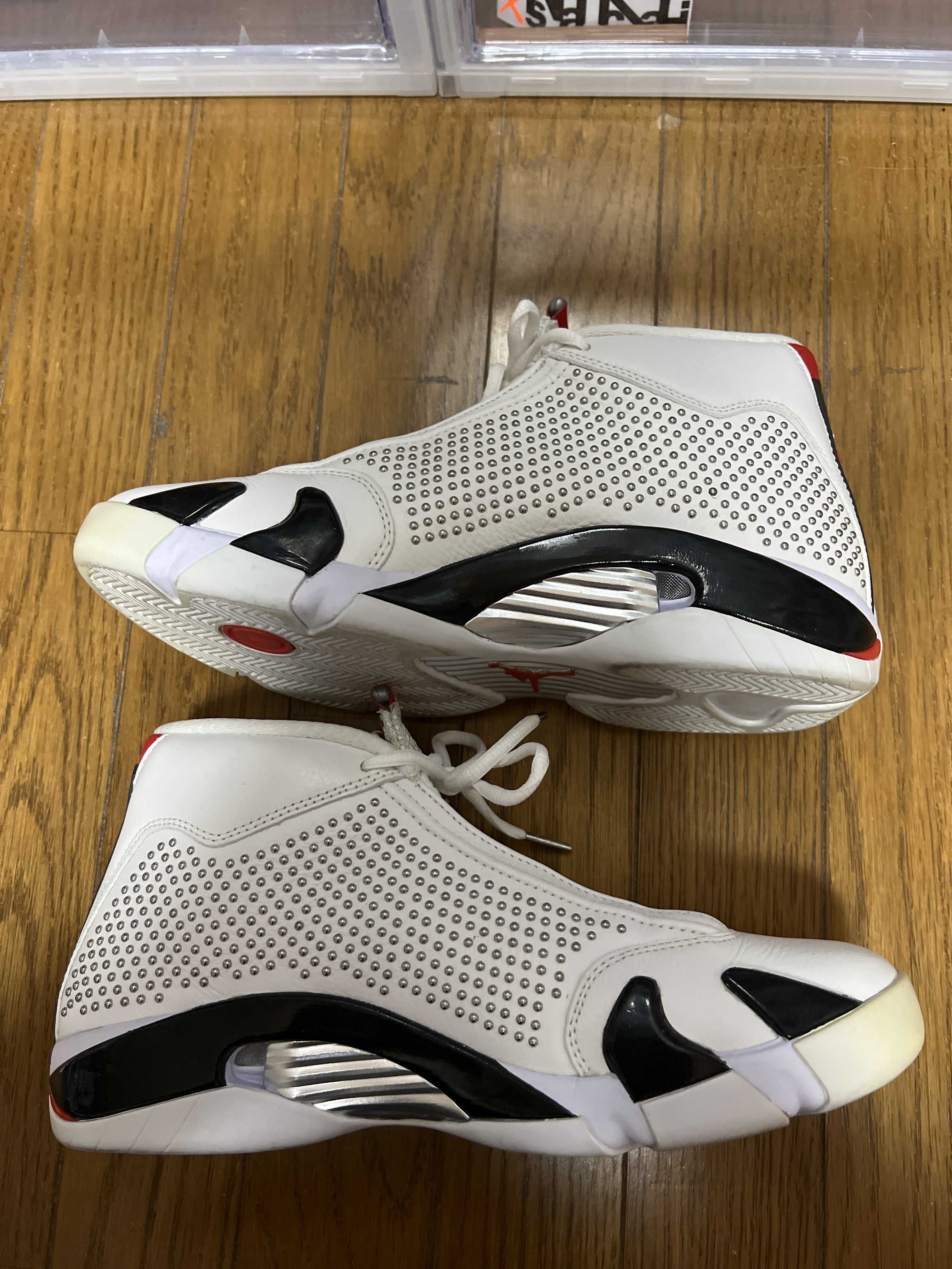 Supreme × Nike Air Jordan 14 Retro "White/University Red"