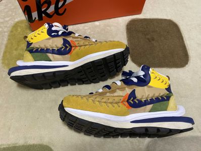 Jean-Paul Gaultier × sacai × Nike VaporWaffle "Sesame/Multi Color"
