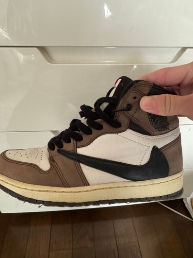 Travis Scott × Nike Air Jordan 1 Retro High OG TS SP "Sail/Dark Mocha"