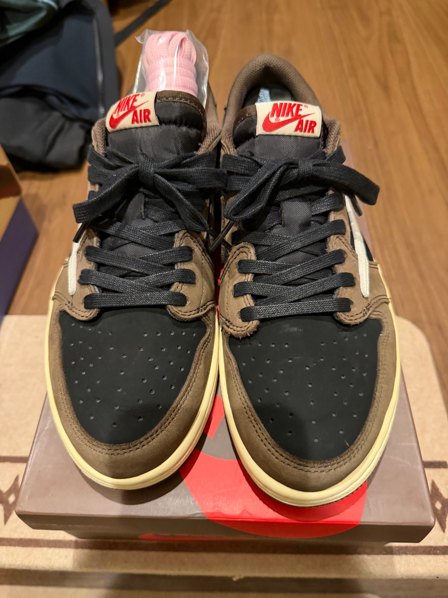 Travis Scott × Nike Air Jordan 1 Low OG SP-T  "Black/Dark Mocha"