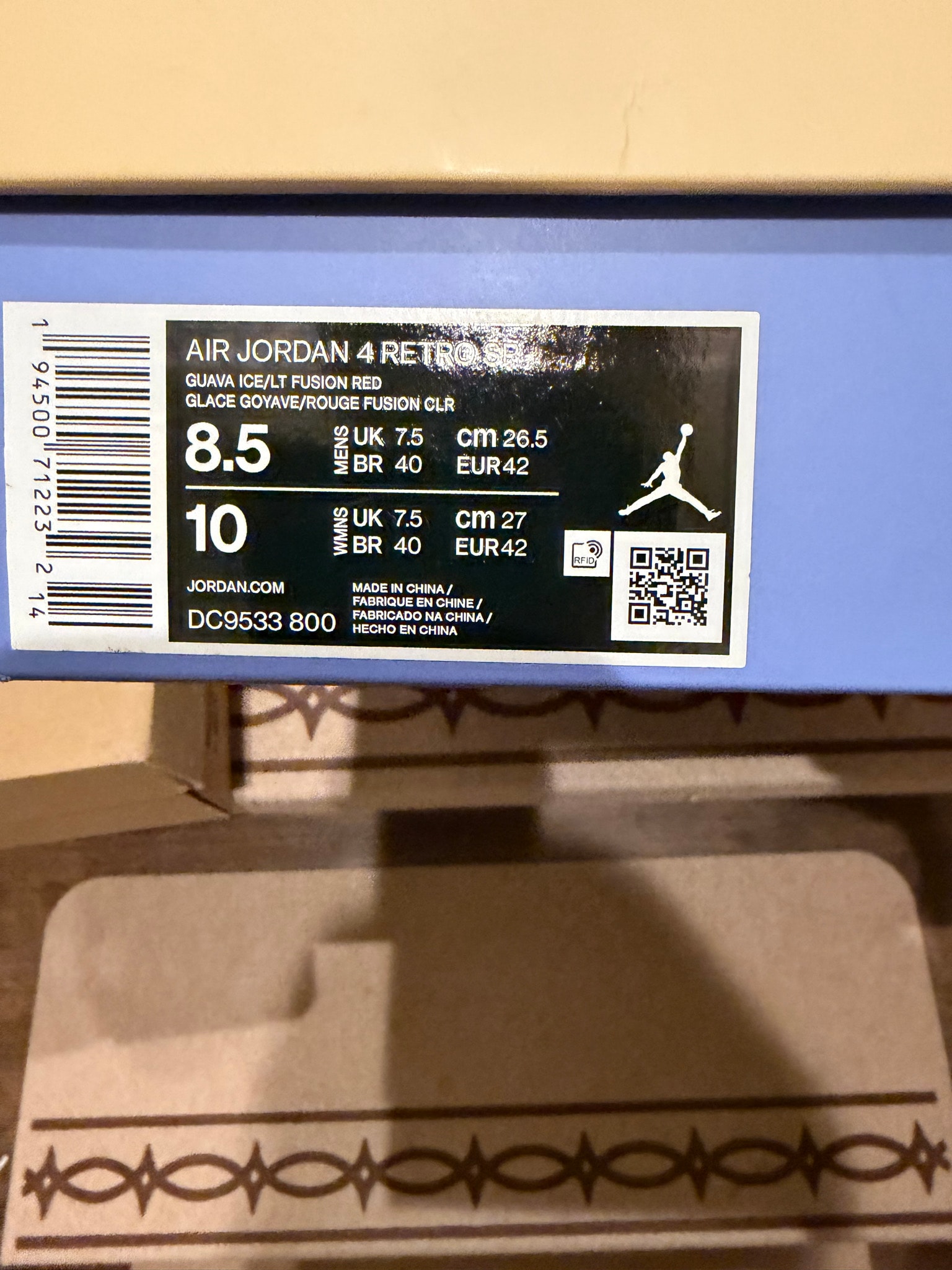 UNION × Nike Air Jordan 4 SP "Guava Ice/Light Fusion Red"