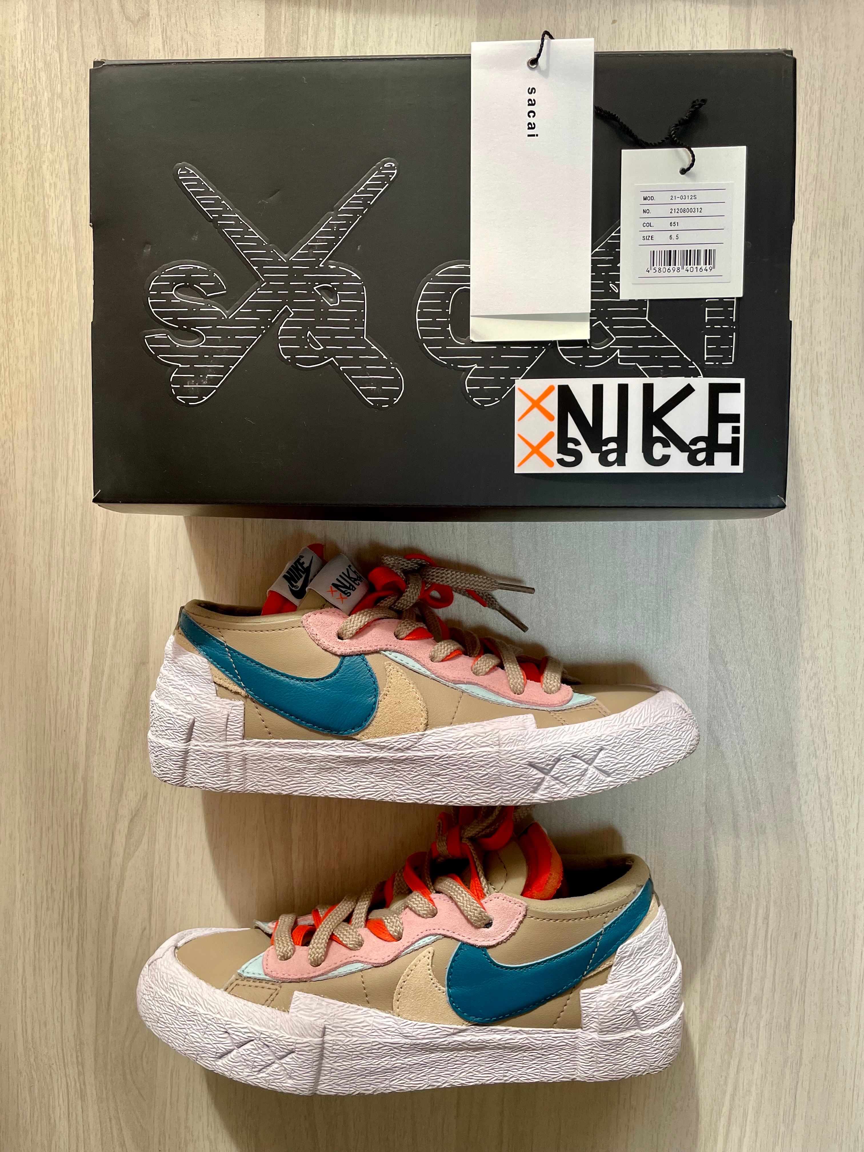 KAWS × sacai × Nike Blazer Low "Reed"