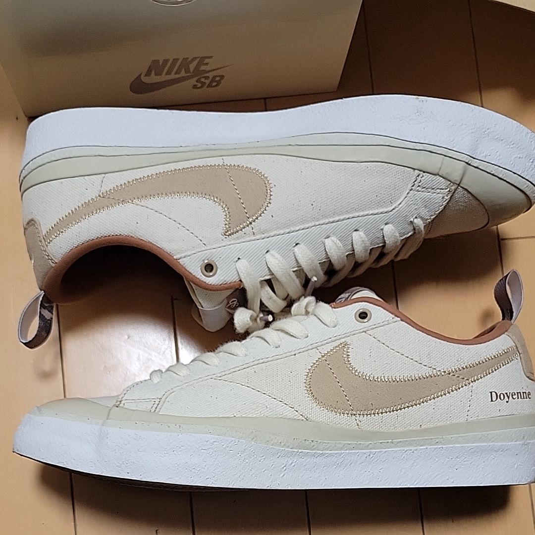 Doyenne × Nike SB Blazer Low "Coconut Milk and Rattan"