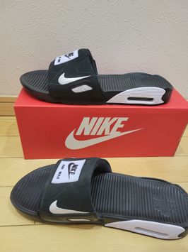 NIKE AIR MAX 90 SLIDE BLACK WHITEの新品/中古フリマ(通販)|スニダン