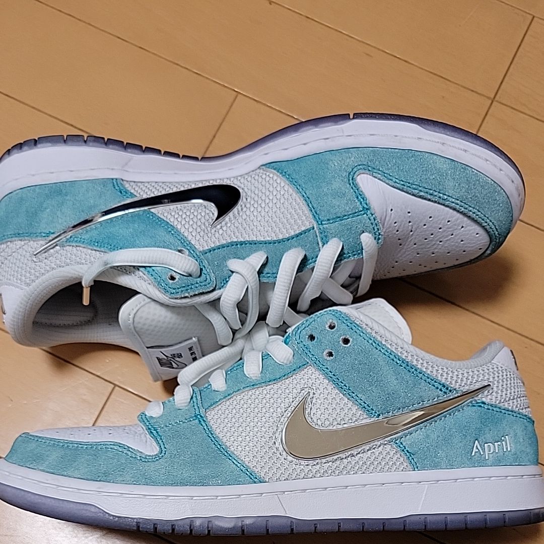 APRIL SKATEBOARDS × Nike SB Dunk Low Pro QS "White and Multi-Color"