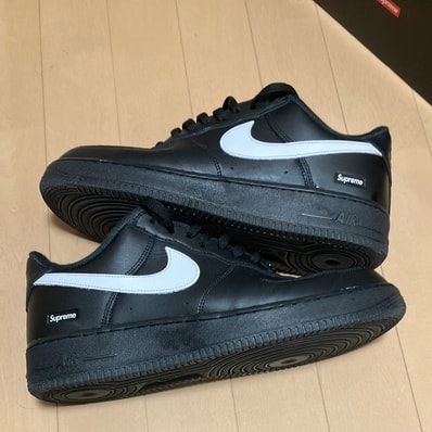 Supreme × Nike Air Force 1 Low "Black/White"