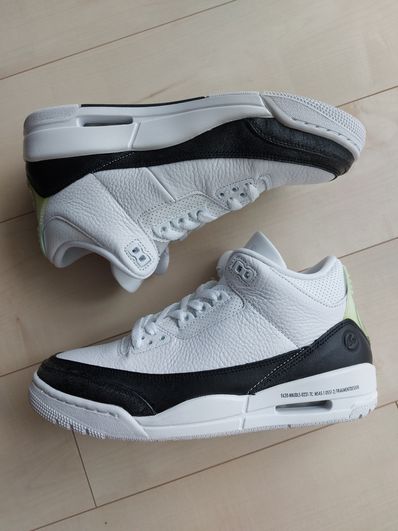 Fragment × Nike Air Jordan 3 "White/Black"