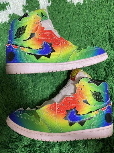 J Balvin × Nike Air Jordan 1 High OG "Rainbow"