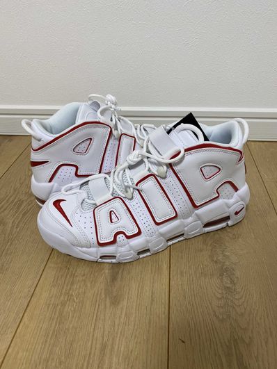 NIKE AIR MORE UPTEMPO "WHITE/VARSITY RED" (2021)
