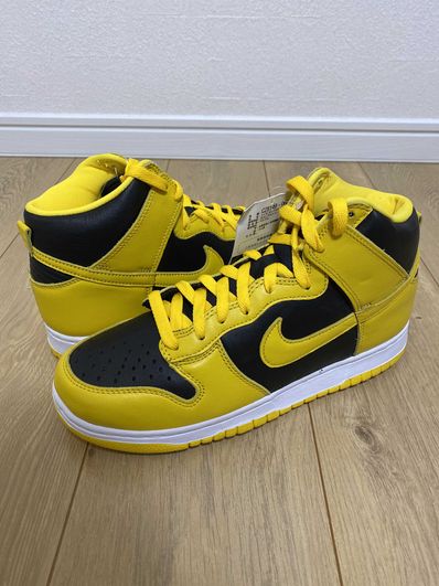 Nike Dunk High "Black/Varsity Maize"