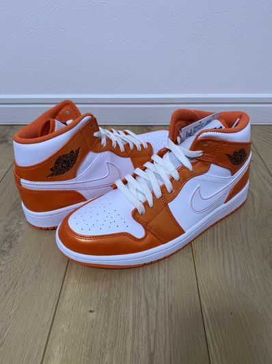 NIKE AIR JORDAN MID "ORANGE/WHITE"