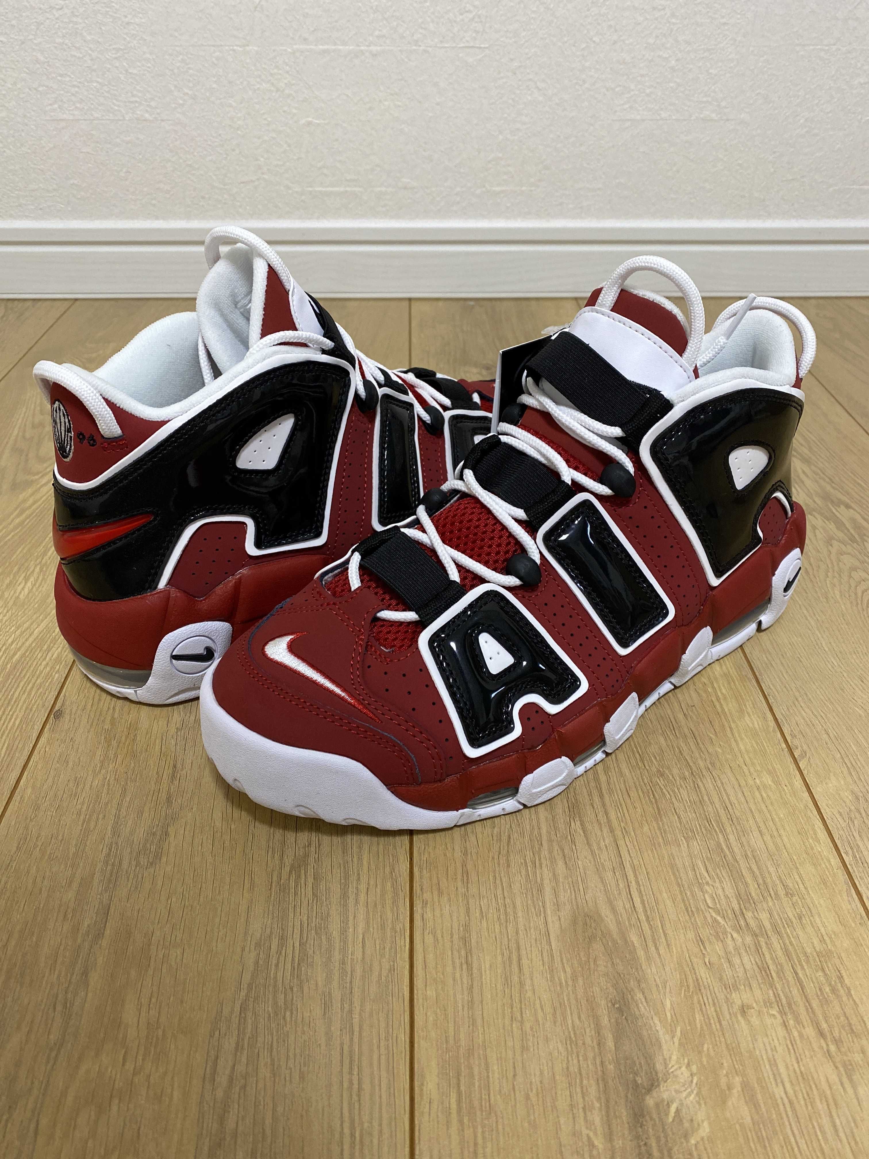 Nike Air More Uptempo ’96 "Black and Varsity Red" (2021)